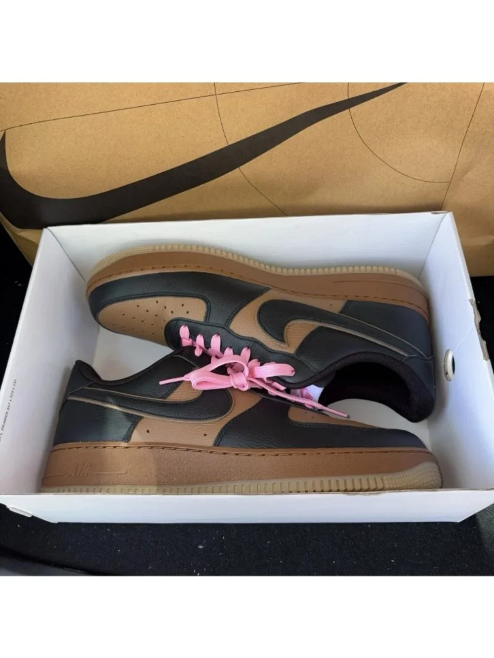 NEW Nike Air Force 1 Low By You HF0659-900 Mocha Pick Travis Scott Men Size 12.5